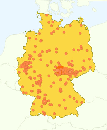 Analytics - Karte Deutschland Mai 2010